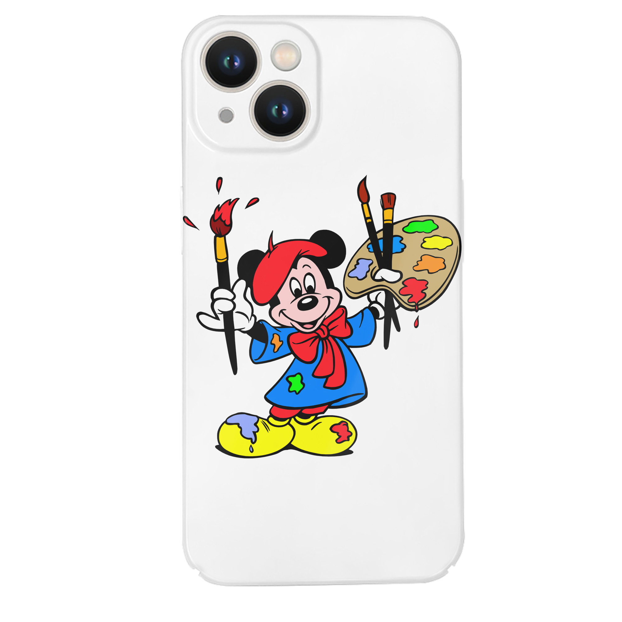 （画像用） ミッキーマウス Mickey Mouse 【iPhone 14シリーズ対応】ハードケース